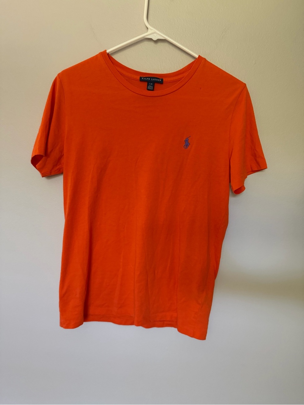 Polo Ralph Lauren Orange Crew Nexk T-Shirt Men’s Large